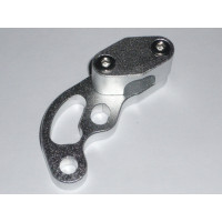 Silver hose cable clamp